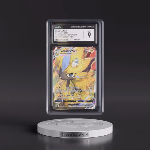 2023 Crown Zenith #GG42/GG70 Zeraora VMAX - Galarian Gallery Holo (CGC 9 MINT)