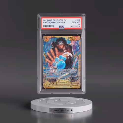 2025 One Piece OP12-Legacy of the Master #119 Bartholomew Kuma (PSA 10 GEM MINT)
