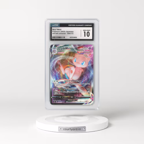 2022 Japanese VSTAR Universe #054 Mew VMAX - Holo (CGC 10 GEM MINT)