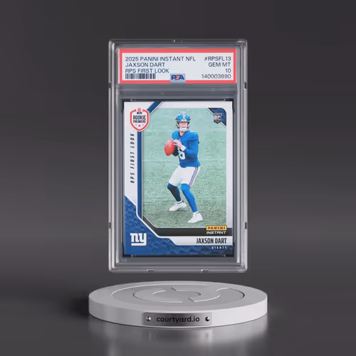2025 Panini Instant NFL Rps First Look #RPSFL13 Jaxson Dart (PSA 10 GEM MINT)