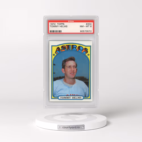 1972 Topps #204 Tommy Helms (PSA 8 NM-MT)