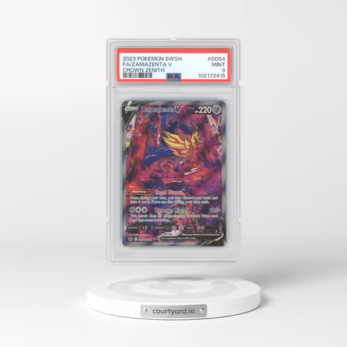 2023 Pokémon Sword and Shield Crown Zenith #GG54 Zamazenta V - Holo Full Art (PSA 9 MINT)