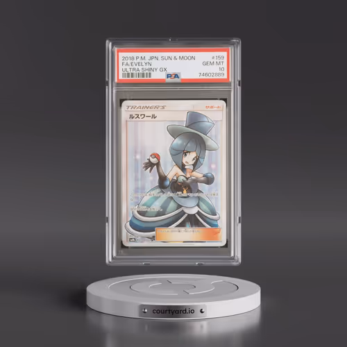 2018 Pokémon Sun & Moon Ultra Shiny GX #159 Evelyn - Full Art (PSA 10 GEM MINT)