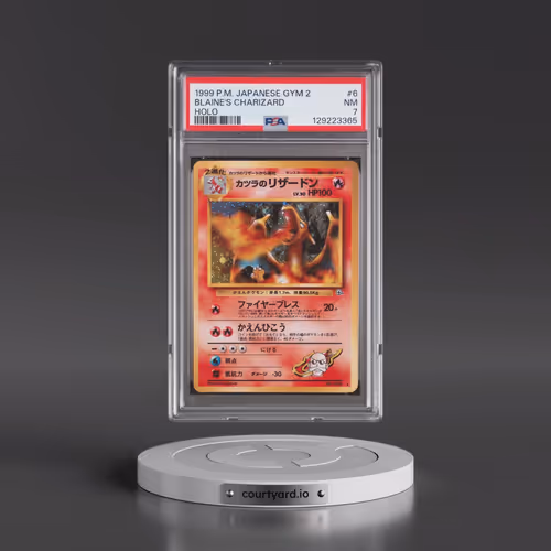 1999 Pokémon Gym 2 #6 Blaine's Charizard - Holo (PSA 7 NM)