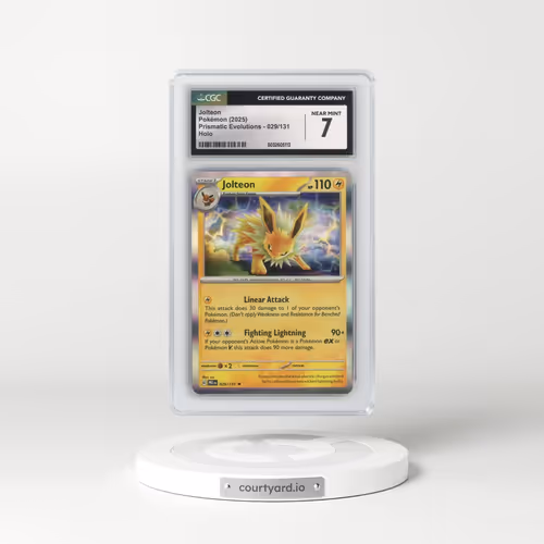 2025 Prismatic Evolutions - PRE EN #029/131 Jolteon - Holo (CGC 7 NM)