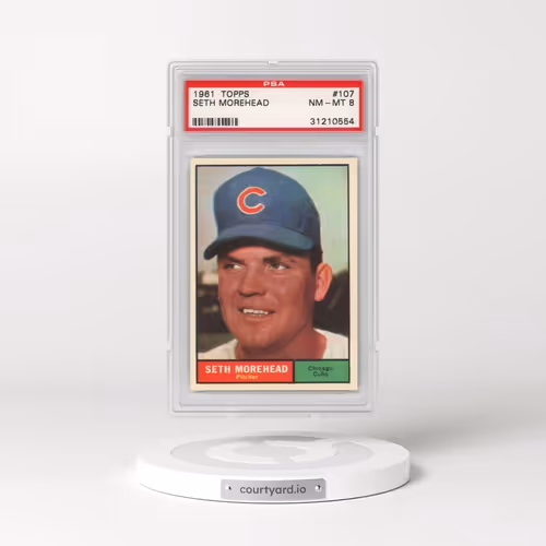 1961 Topps #107 Seth Morehead (PSA 8 NM-MT)