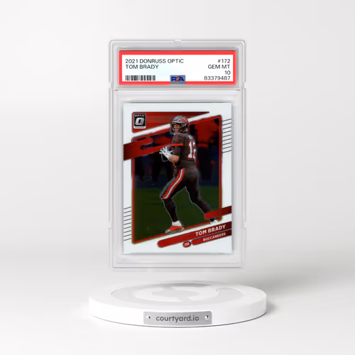 2021 Panini Donruss Optic #172 Tom Brady (PSA 10 GEM MINT)