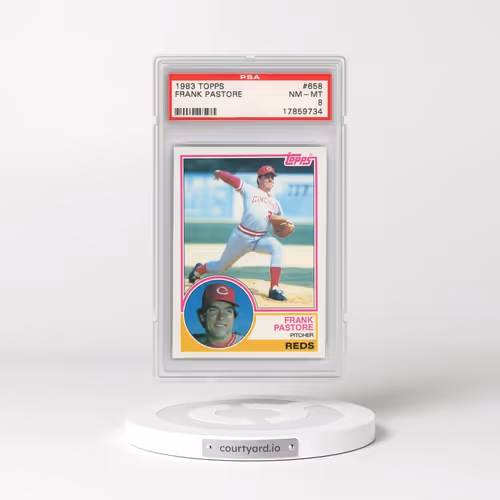1983 Topps #658 Frank Pastore (PSA 8 NM-MT)