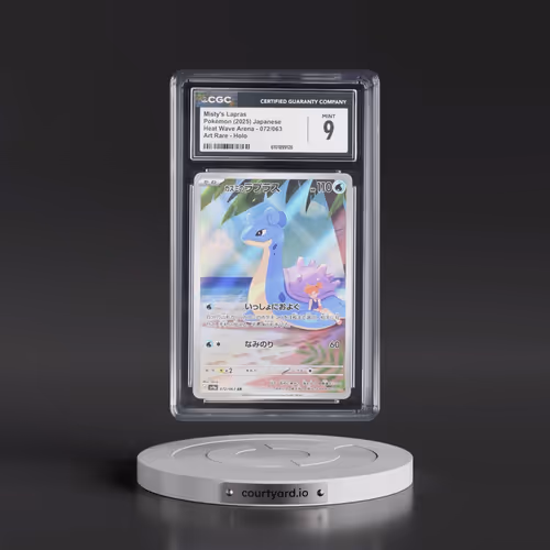 2025 Pokémon Sv9a-Heat Wave Arena #072 Misty's Lapras - Art Rare (CGC 9 MINT)