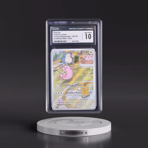 2024 Twilight Masquerade - TWM EN #187/167 Chansey - Illustration Rare Holo (CGC 10 GEM MINT)