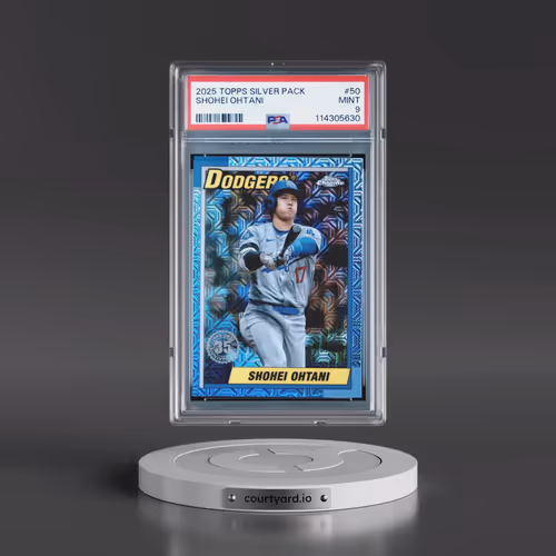 2025 Topps Silver Pack 1990 Chrome Promo #50 Shohei Ohtani (PSA 9 MINT)