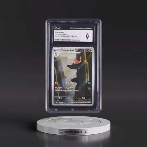 2023 Scarlet & Violet 151 - MEW EN #169/165 Charmeleon - Illustration Rare Holo (CGC 9 MINT)