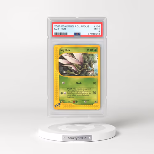 2003 Pokémon Aquapolis #106 Scyther (PSA 9 MINT)