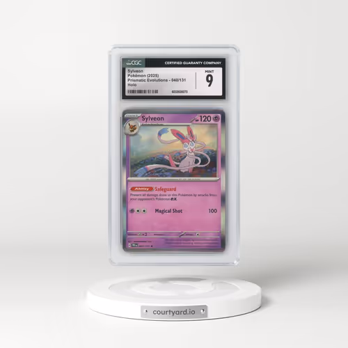 2025 Prismatic Evolutions - PRE EN #040/131 Sylveon - Holo (CGC 9 MINT)