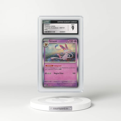 2025 Prismatic Evolutions - PRE EN #040/131 Sylveon - Holo (CGC 9 MINT)