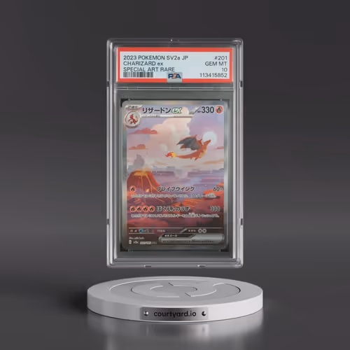 2023 Pokémon Sv2a-Pokemon 151 #201 Charizard EX - Holo Special Art Rare (PSA 10 GEM MINT)