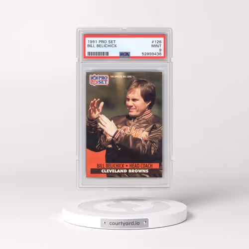 1991 Pro Set #126 Bill Belichick (PSA 9 MINT)