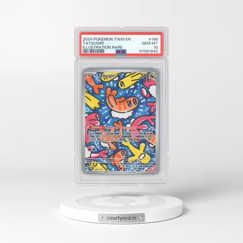 2024 Pokémon Twm EN-Twilight Masquerade #186 Tatsugiri - Illustration Rare (PSA 10 GEM MINT)