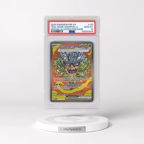 2025 Pokémon Pre EN-Prismatic Evolutions #145 Teal Mask Ogerpon EX - Holo Special Illustration Rare