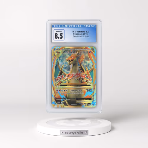 2016 Evolutions #101/108 M Charizard EX - Ultra Rare Holo (CGC 8.5 NM-MT+)