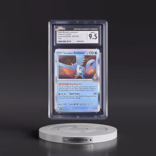 2025 Pokémon Dri EN-Destined Rivals #051 Team Rocket's Articuno (CGC 9.5 MINT+)