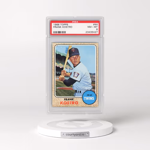 1968 Topps #44 Frank Kostro (PSA 8 NM-MT)