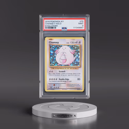 2016 Pokémon XY Evolutions #70 Chansey - Holo (PSA 9 MINT)