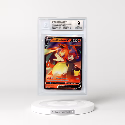 2021 Sword & Shield Promos #SWSH133 Lance's Charizard V - Full Art Holo (BGS 9 MINT)