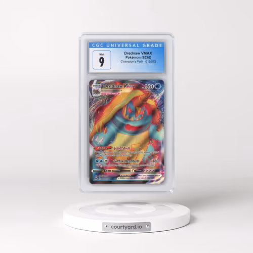 2020 Champion's Path #015/073 Drednaw VMAX - Holo (CGC 9 MINT)