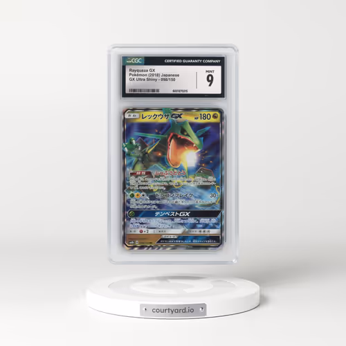2018 GX Ultra Shiny #098/150 Rayquaza GX - Holo (CGC 9 MINT)