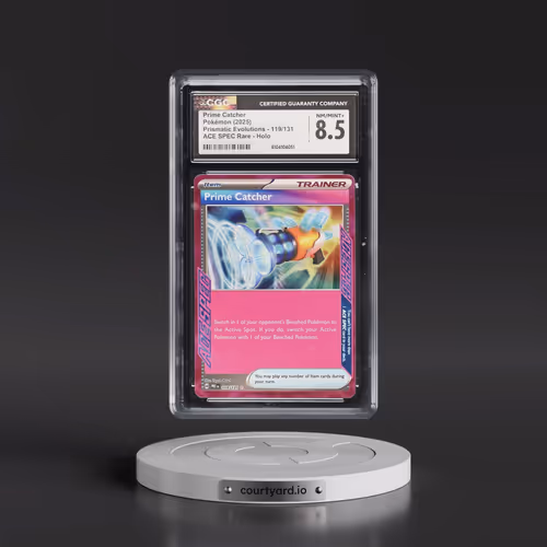 2024 Prismatic Evolutions - PRE EN #119/131 Prime Catcher - ACE SPEC Rare Holo (CGC 8.5 NM-MT+)