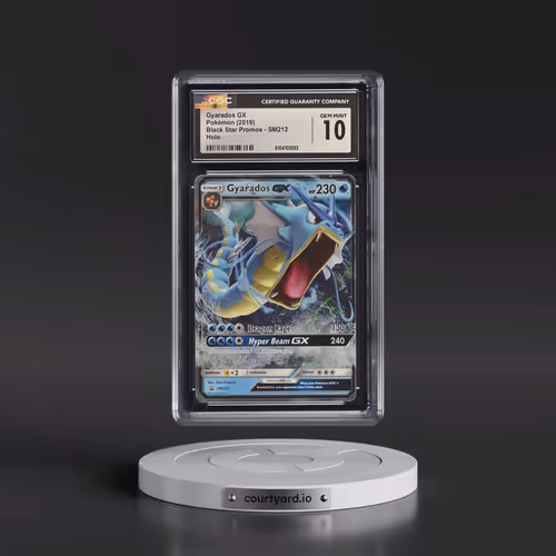 2016 Black Star Promos - Sun & Moon #SM212 Gyarados GX - Hidden Fates Tin (Holo) (CGC 10 GEM MINT)