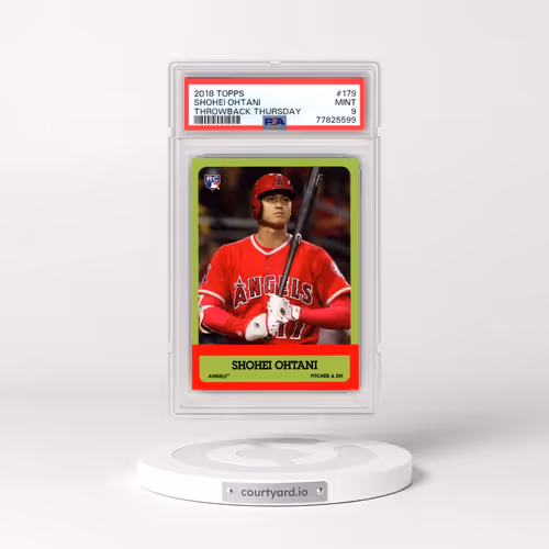 2018 Topps Throwback Thursday #179 Shohei Ohtani (PSA 9 MINT)