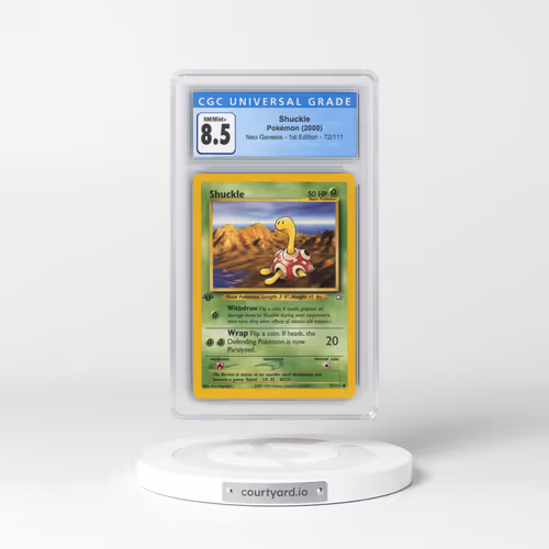 2000 Neo Genesis #72/111 Shuckle - 1st Edition (CGC 8.5 NM-MT+)