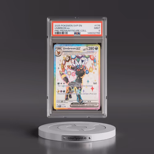 2025 Pokémon Svp EN-SV Black Star Promo #176 Umbreon EX - Holo Prismatic Evolutions Premium Figure C