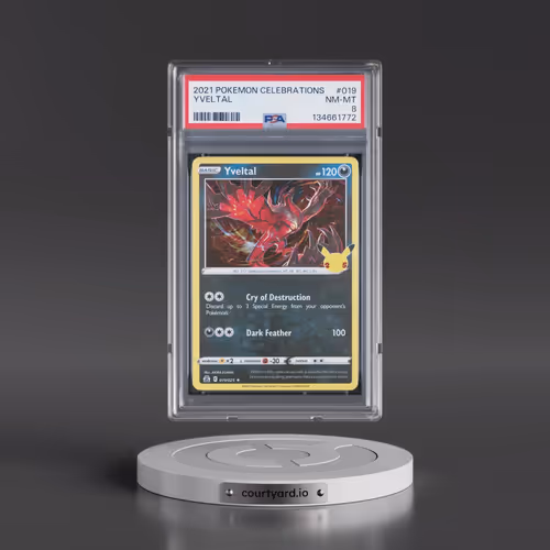 2021 Pokémon Celebrations #019 Yveltal (PSA 8 NM-MT)