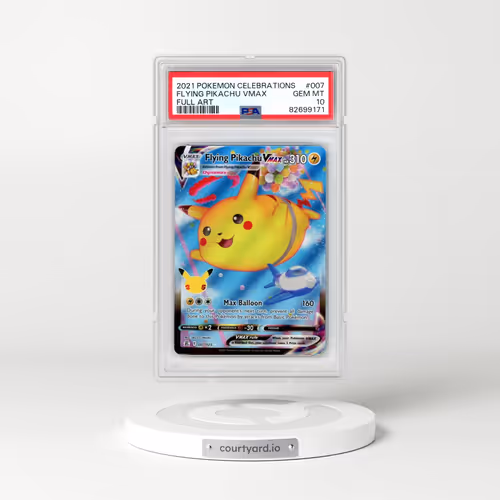 2021 Pokémon Celebrations #007 Flying Pikachu Vmax - Full Art (PSA 10 GEM MINT)
