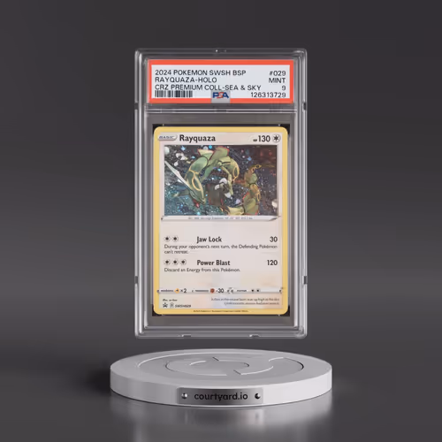 2024 Pokémon Swsh Black Star Promo #029 Rayquaza - Holo Crown Zenith Premium Collection Sea & Sky (P