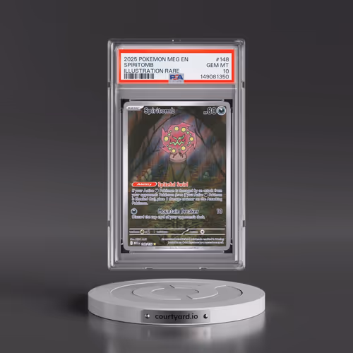 2025 Pokémon Meg EN-Mega Evolution #148 Spiritomb - Illustration Rare (PSA 10 GEM MINT)