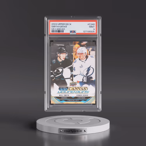2024 Upper Deck UD Canvas #C240 Conor Geekie/Will Smith (PSA 9 MINT)