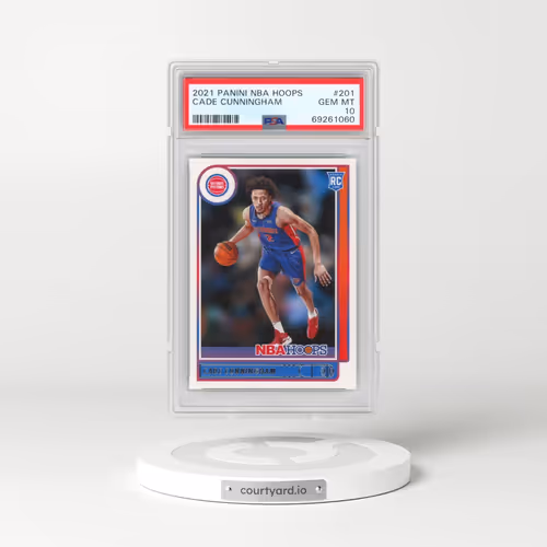 2021 Panini NBA Hoops #201 Cade Cunningham (PSA 10 GEM MINT)