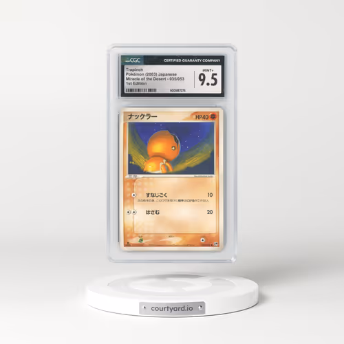 2003 Miracle of the Desert #035/053 Trapinch - 1st Edition (CGC 9.5 MINT+)
