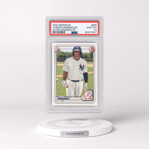 2020 Bowman Paper Prospects #BP8 Jasson Dominguez (PSA 10 GEM MINT)