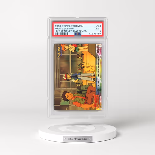 1999 Topps Pokémon the Movie Edt #40 Movie Edition - Like It Never Happened (PSA 9 MINT)