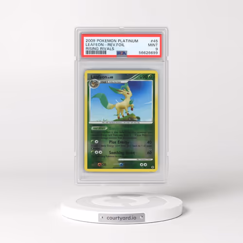 2009 Pokémon Platinum Rising Rivals #45 Leafeon - Reverse Foil (PSA 9 MINT)