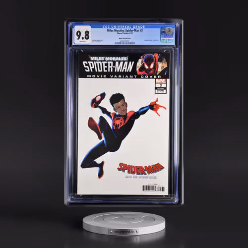 Miles Morales: Spider-Man #3 CGC 9.8 White Pages (Marvel Comics, 4/19) - Universal Movie Variant Cov
