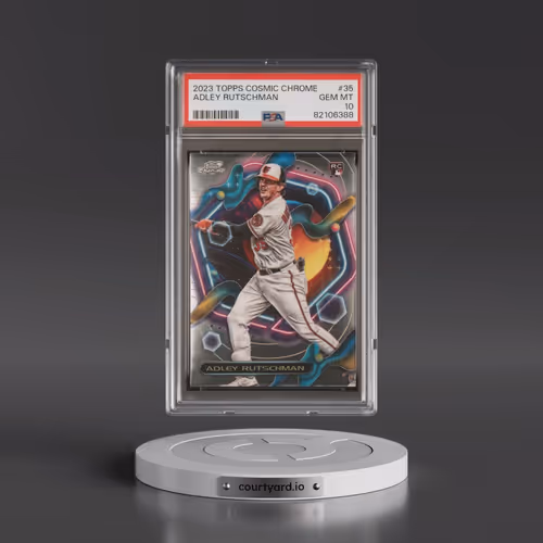 2023 Topps Cosmic Chrome #35 Adley Rutschman (PSA 10 GEM MINT)