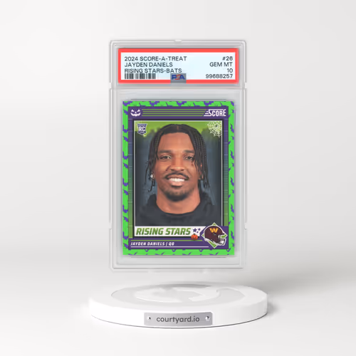 2024 Panini Score-A-Treat Rising Stars #26 Jayden Daniels - Bats (PSA 10 GEM MINT)