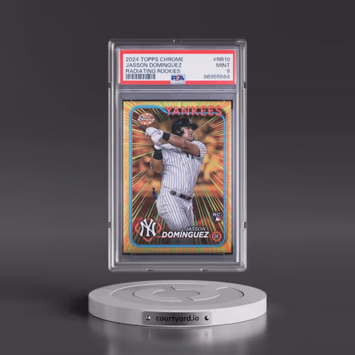 2024 Topps Chrome Radiating Rookies #RR10 Jasson Dominguez (PSA 9 MINT)
