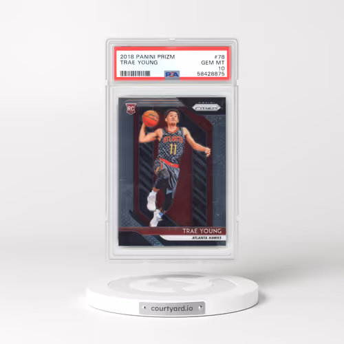 2018 Panini Prizm #78 Trae Young (PSA 10 GEM MINT)